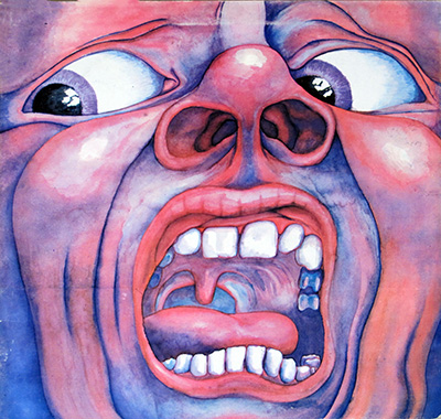 KING CRIMSON - In the Court of the Crimson King album front cover vinyl record